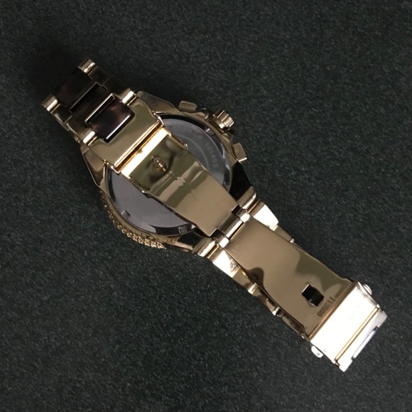 Michael Kors Camille Chronograph Tortoise Shell Dial Women’s Watch MK-5901 - Picture 9 of 16